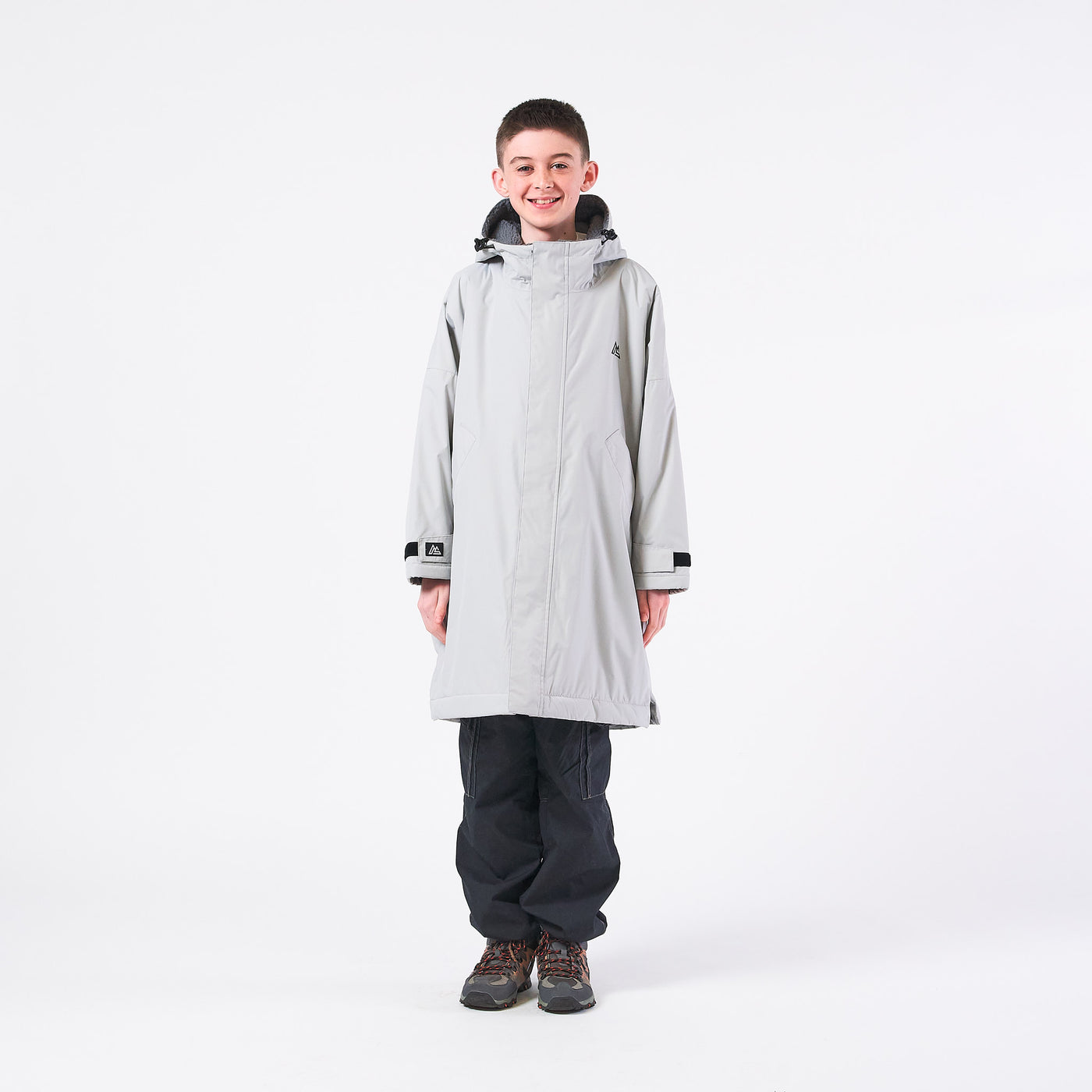 Kids Changing Robe - Light Grey