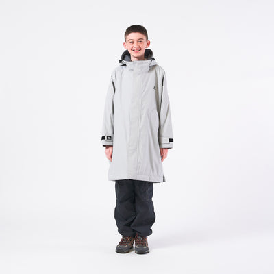 Kids Changing Robe - Light Grey