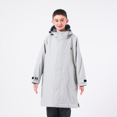 Kids Changing Robe - Light Grey
