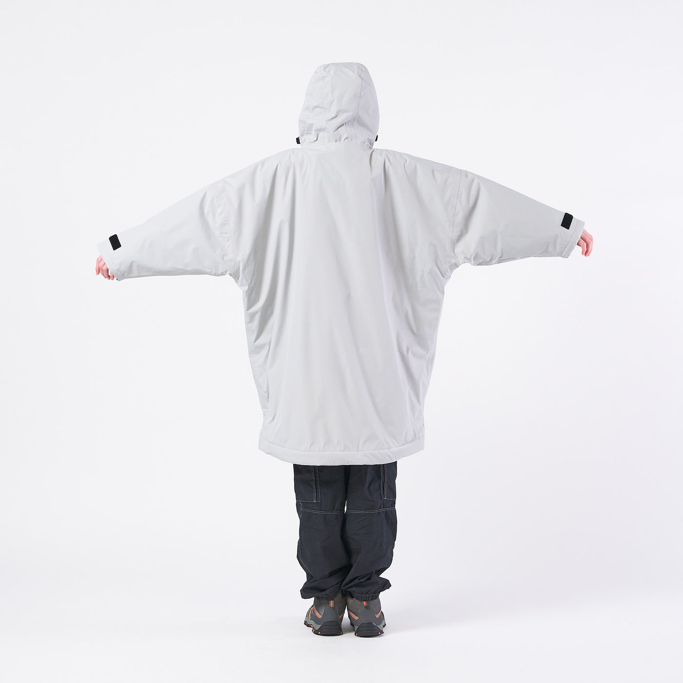 Kids Changing Robe - Light Grey