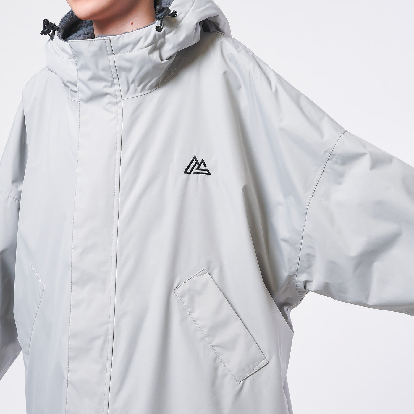 Kids Changing Robe - Light Grey