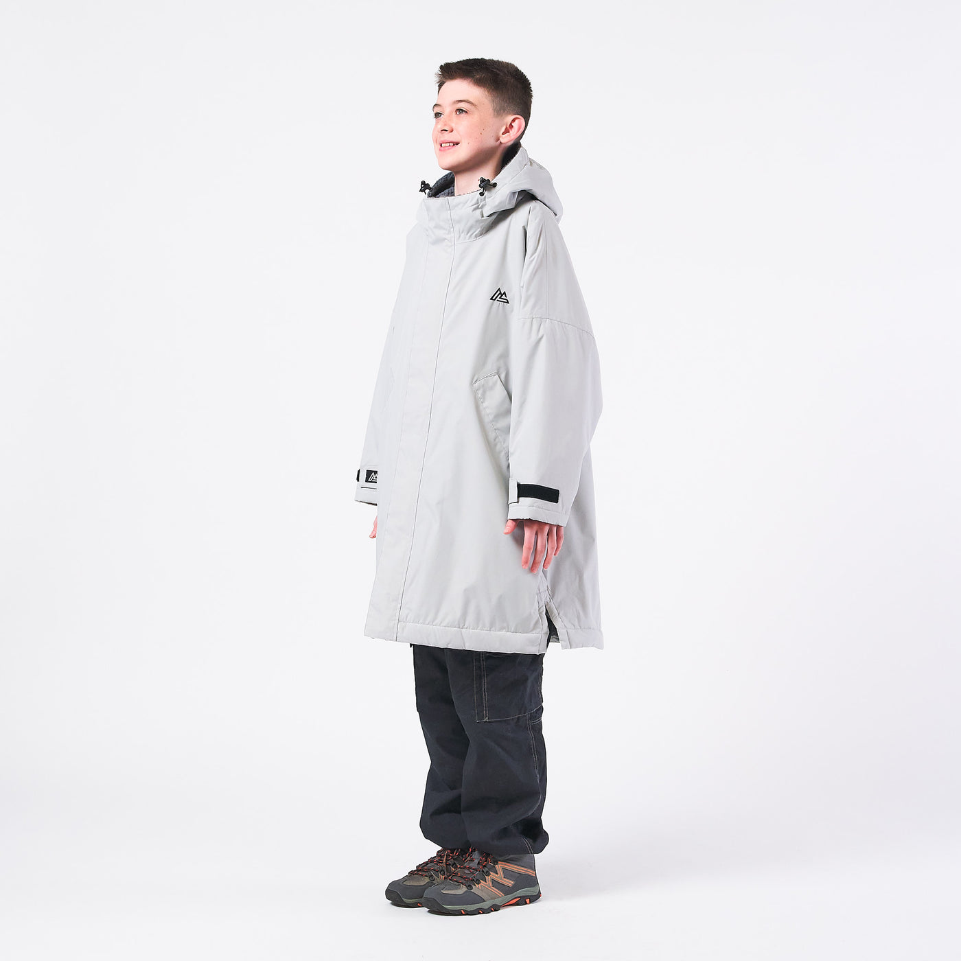 Kids Changing Robe - Light Grey