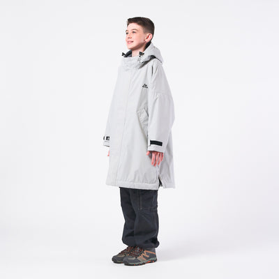 Kids Changing Robe - Light Grey