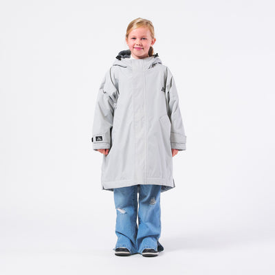 Kids Changing Robe - Light Grey
