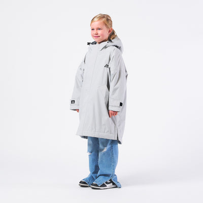 Kids Changing Robe - Light Grey