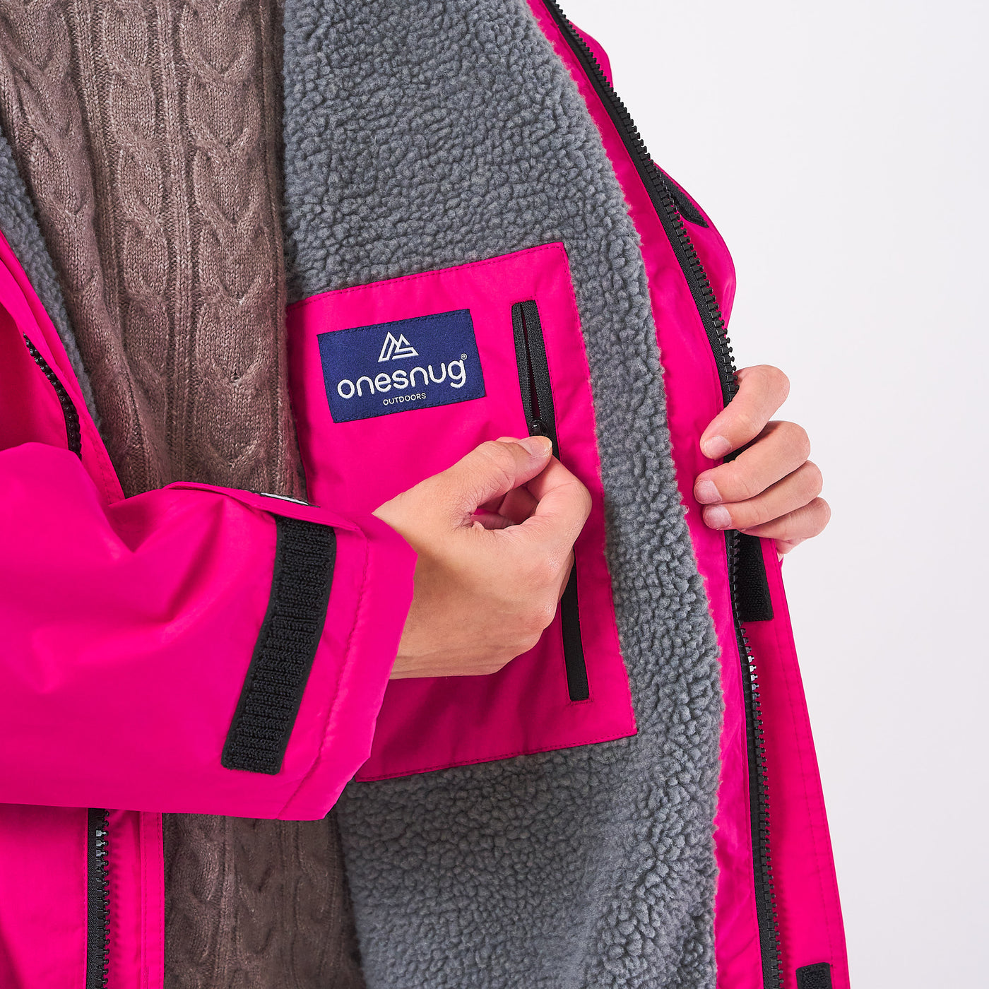 Adult Changing Robe - Pink