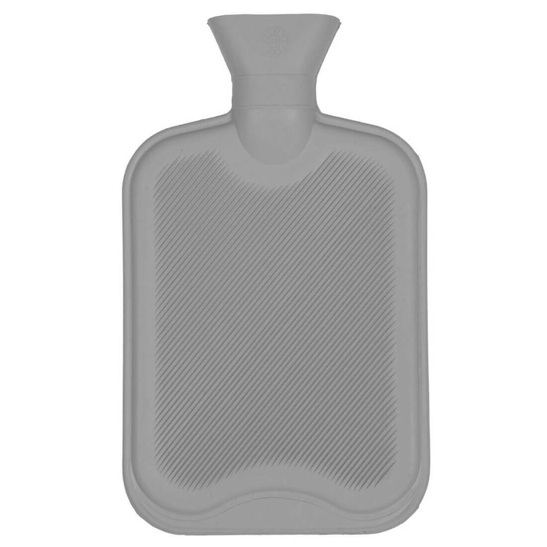 Square Luxury Hot Water Bottle & Cover - Grey